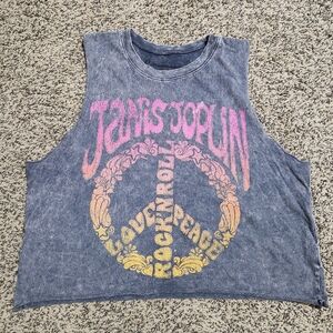 Janis Joplin Mineral Wash Muscle Tank